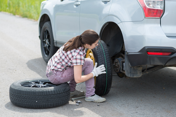 How to Change Out a Flat Tire